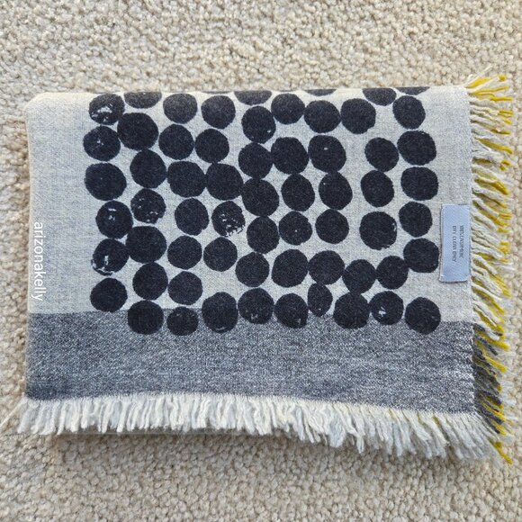 NWOT Cashmere Scarf Modern Scandanavian Design Pilgrim Waters - Picture 13 of 13